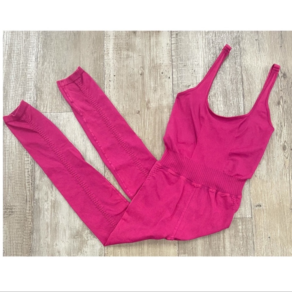 FREE PEOPLE GOOD KARMA ATHLETIC WORKOUT ONESIE - Picture 6 of 8